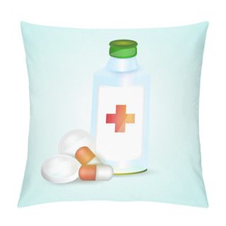 Personality  Prescription Pill Bottle With Pills Pillow Covers