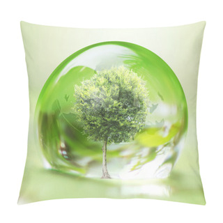 Personality  Tree In Water Drop Pillow Covers