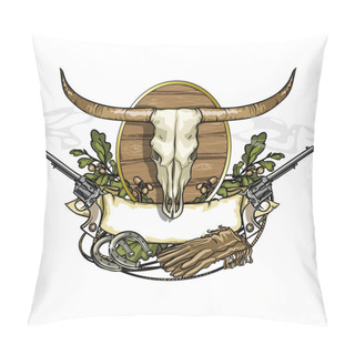 Personality  Wild West Label Pillow Covers