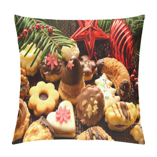 Personality  Christmas Sweets, Cookies And Decoration Pillow Covers