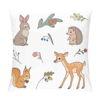 Personality  Cute Forest Animals Pillow Covers