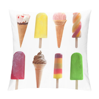 Personality  Ice Cream And Ice Lolly Selection Pillow Covers