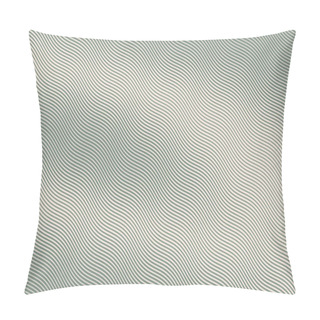 Personality  Parallel Hatching Wavy Ripple Lines Halftone Pattern Abstract Vector Smooth Blurred Structure Pale Green Texture Isolated On Light Back. Half Tone Graphic Oblique Etching Strokes Aesthetic Abstraction Pillow Covers