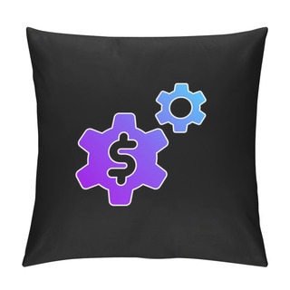 Personality  Application Yellow Glowing Neon Icon Pillow Covers
