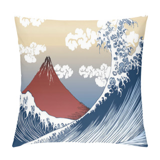 Personality  Kaifu Sunny & Wave Wide Version 3 Pillow Covers