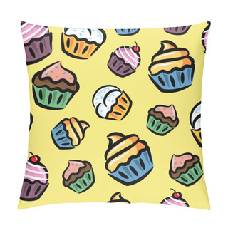 Personality  Cupcake Pattern Pillow Covers