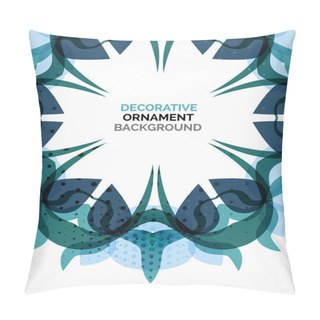 Personality  Decorative Retro Ornaments Background Pillow Covers