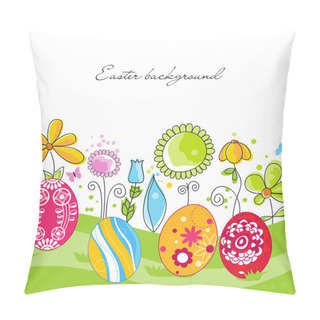 Personality  Easter Background Pillow Covers
