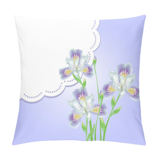 Personality  Spring Flowers With Lace Frame Pillow Covers