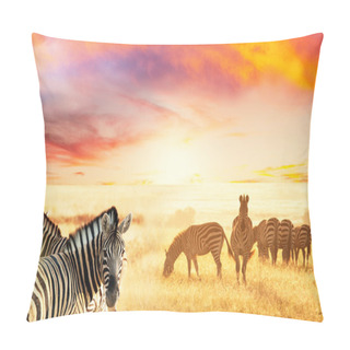 Personality  Zebra Pillow Covers