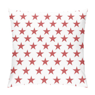 Personality  Pattern With Gold Stars On Living Coral Background. Gold Stars Pattern Trend Living Coral Background 2019.Vintage Style Pillow Covers