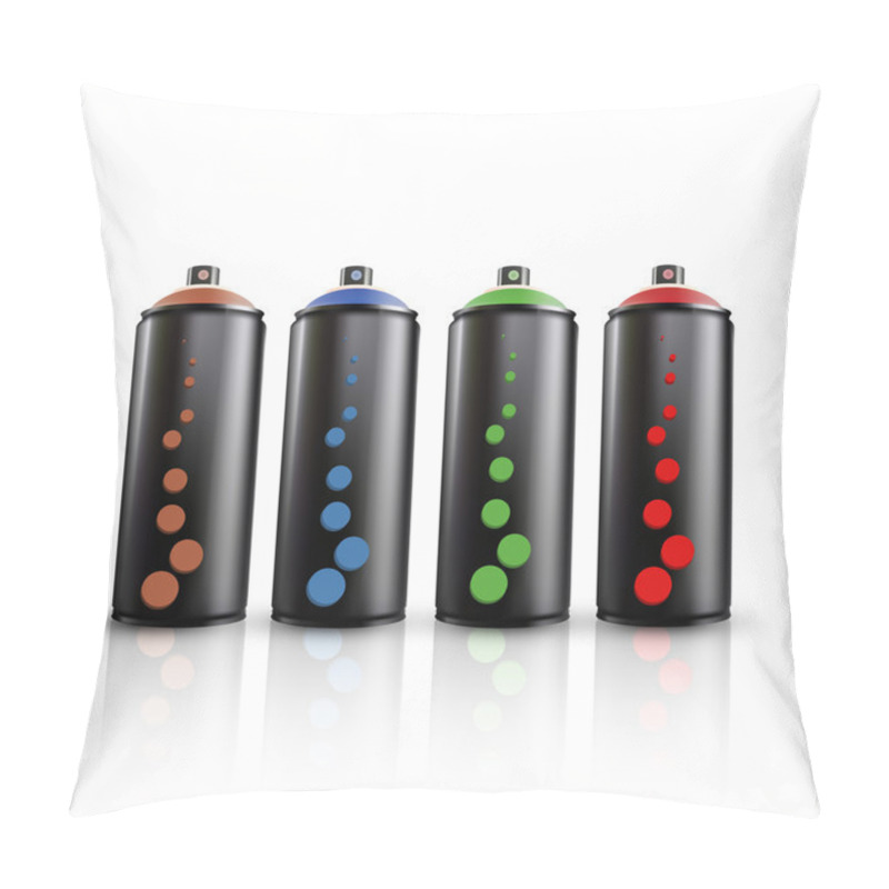 Personality  Spray Tins. Vector Illustration.  Pillow Covers