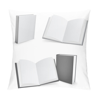 Personality  3d Vector Books Pillow Covers