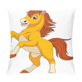 Personality  Little Funny Foal  Pillow Covers