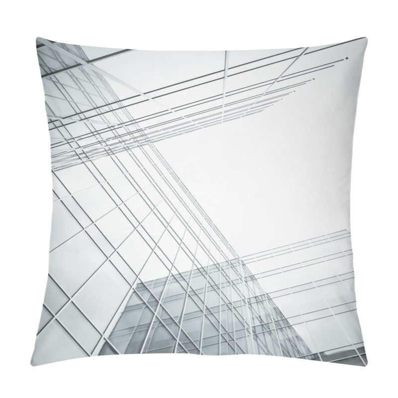 Personality  contemporary edifice in the evening pillow covers