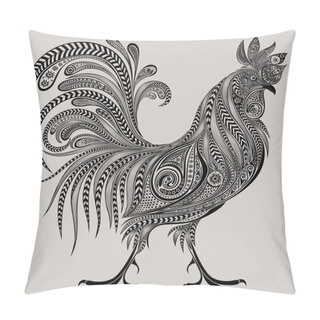 Personality  Gorgeous Cock Of Patterns For The New Year 2017 Pillow Covers