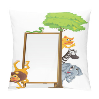 Personality  Animal Frame Pillow Covers