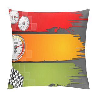 Personality  Three Speed Frame Pillow Covers