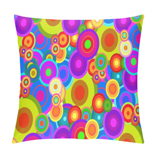 Personality  Disco Circles Pillow Covers