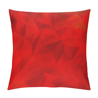 Personality  Vector Red Geometric Background Pillow Covers