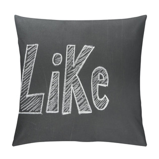 Personality  Word Like On Blackboard  Pillow Covers