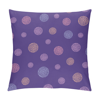 Personality  Playful Floral Petal Spot, Polka Dot Seamless Pattern, Perfect For Fashion, Home, Stationary, Kids.  Pillow Covers
