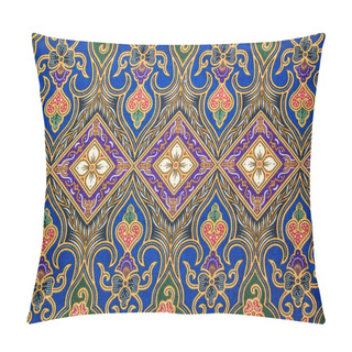 Personality  Beautiful Indonesia Floral Batik Patterns & Motifs Pillow Covers