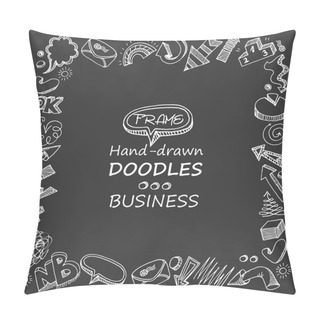 Personality  Hand-drawn Symbols Frame Pillow Covers