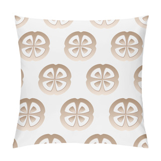 Personality  Flower With Seeds Pattern. Pillow Covers