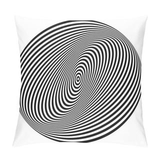 Personality  Rotation Torsion Circle Design Element.  Pillow Covers