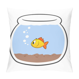 Personality  Cartoon Fish Bowl Pillow Covers