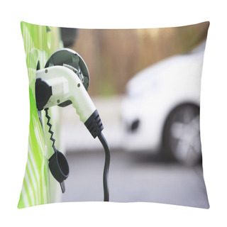 Personality  Loading Energy Of An Electric Car   Pillow Covers