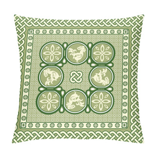 Personality  Slavic Square Ornament Pillow Covers