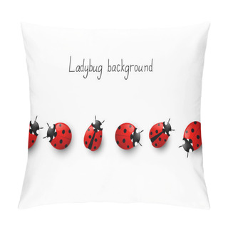 Personality  Ladybug Border Pillow Covers