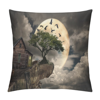 Personality  Fairy House (cliff) Pillow Covers