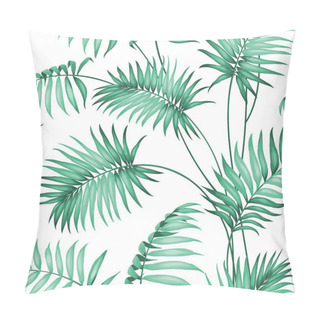 Personality  Topical Palm Leaves. Pillow Covers