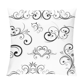 Personality  Vector Scroll Ornament Pillow Covers