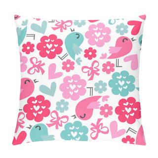 Personality  Cute Seamless Pattern With Butterflies And Flowers Pillow Covers
