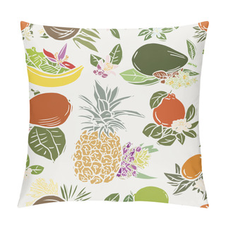 Personality  Various Tropical Fruits Pillow Covers