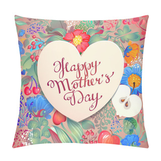 Personality  Happy Mother's Day Lettering Pillow Covers