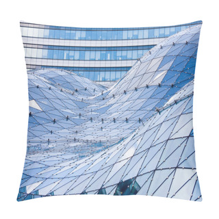 Personality  Glass Roof In Modern Building Pillow Covers