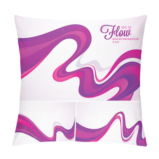 Personality  Flow Abstract Background Pillow Covers