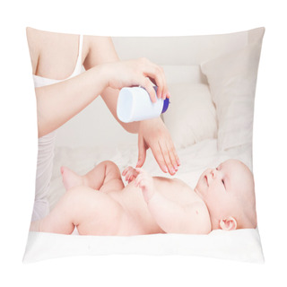 Personality  Mother Using Powder Pillow Covers