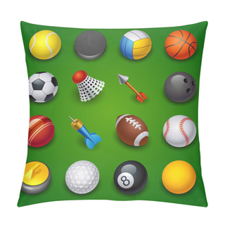 Personality  Sport Icons Pillow Covers