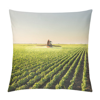 Personality  Tractor Spraying Pesticides  Pillow Covers