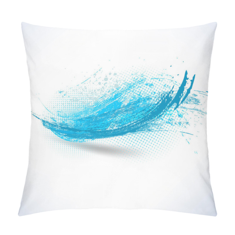 Personality  Blue wave pillow covers
