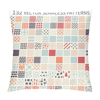 Personality  Set Of Seamless Patterns. Pillow Covers