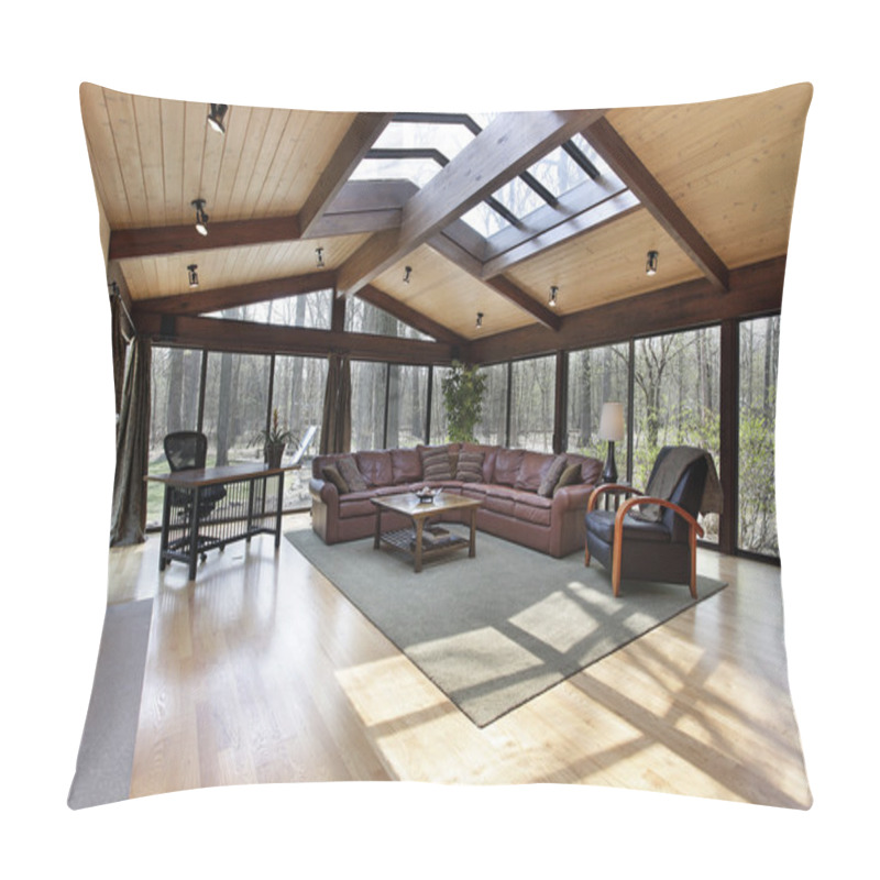 Personality  Family Room With Skylights Pillow Covers