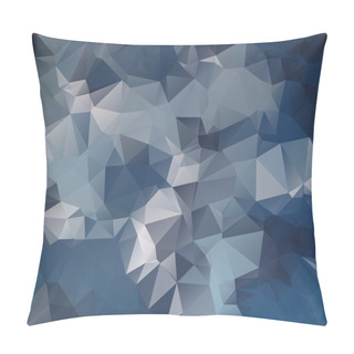 Personality  Abstract Vector Military Camouflage Background Made Of Geometric Triangles Shapes.Polygonal Style. Pillow Covers