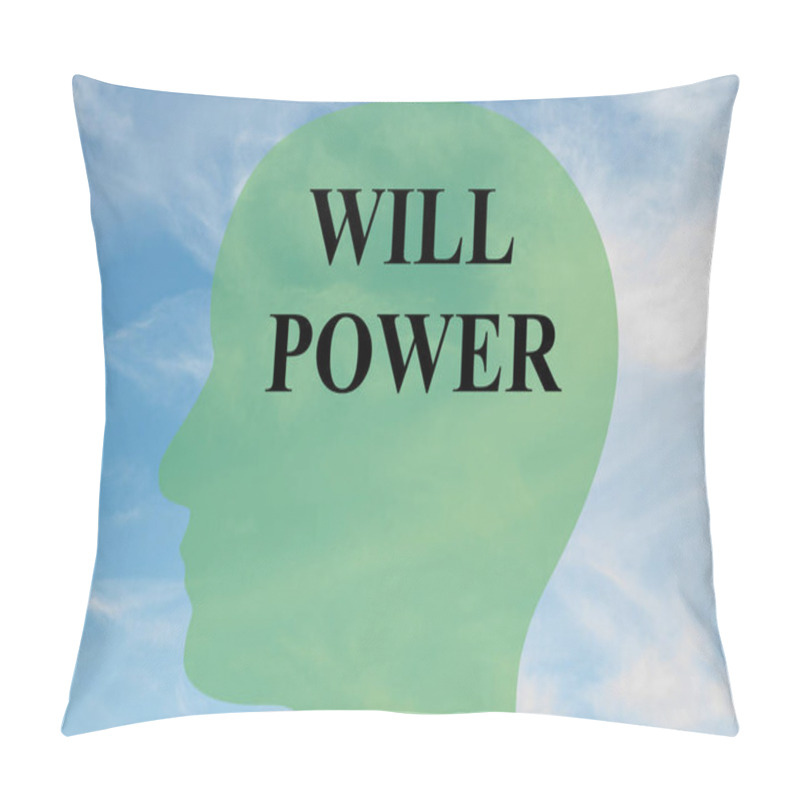 Personality  Will Power script  pillow covers